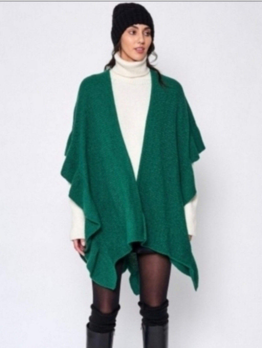 Ruffle Ruana Wrap - Picture 3 of 3